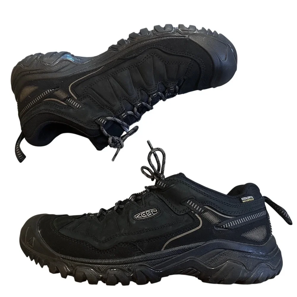 Keen Black Targhee III Waterproof Hiking Shoes Men's 12 - Picture 2 of 6